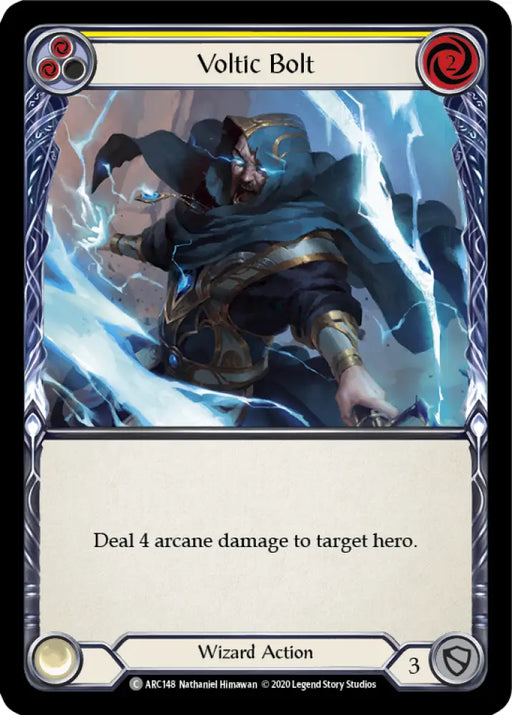 Voltic Bolt (Yellow) [Arcane Rising Unlimited] Unlimited Rainbow Foil - Flesh And Blood Single