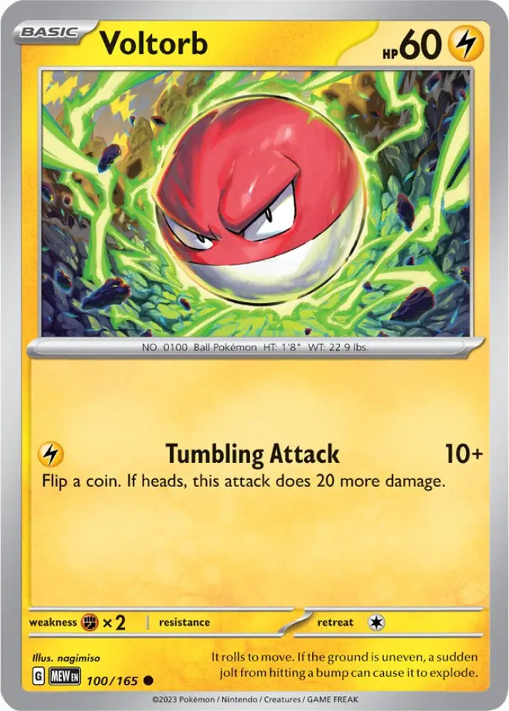 Voltorb (100/165) [Scarlet & Violet 151] - Pokemon Single