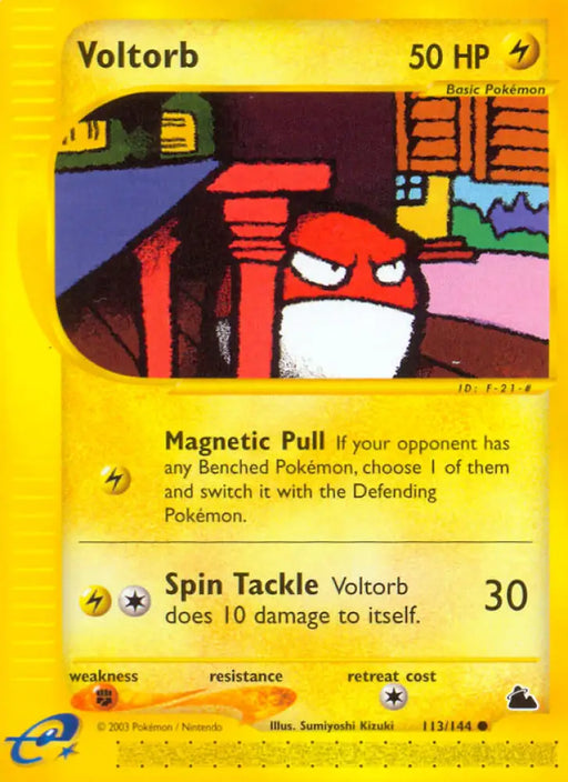 Voltorb (113/144) [Skyridge] - Pokemon Single