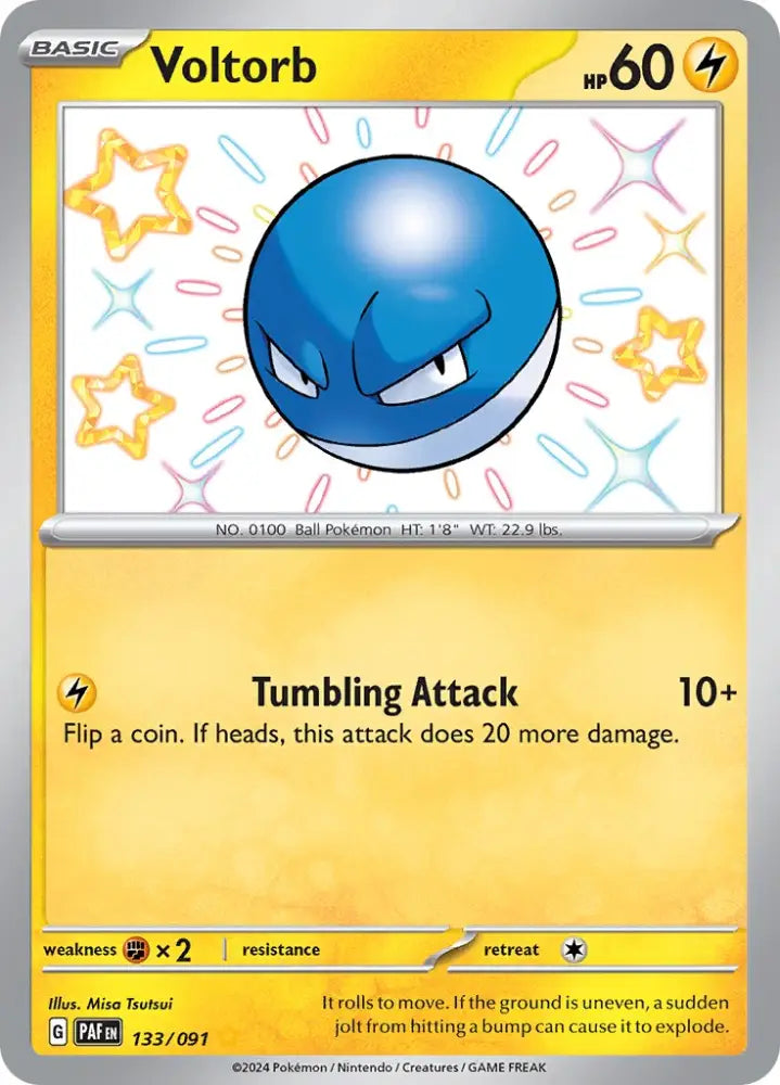 Voltorb (133/091) [Scarlet & Violet: Paldean Fates] - Pokemon Single