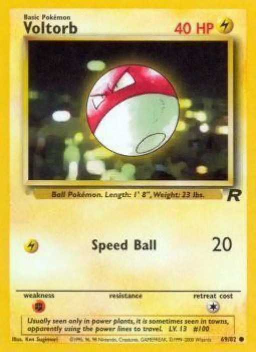 Voltorb (69/82) [Team Rocket Unlimited] - Pokemon Single