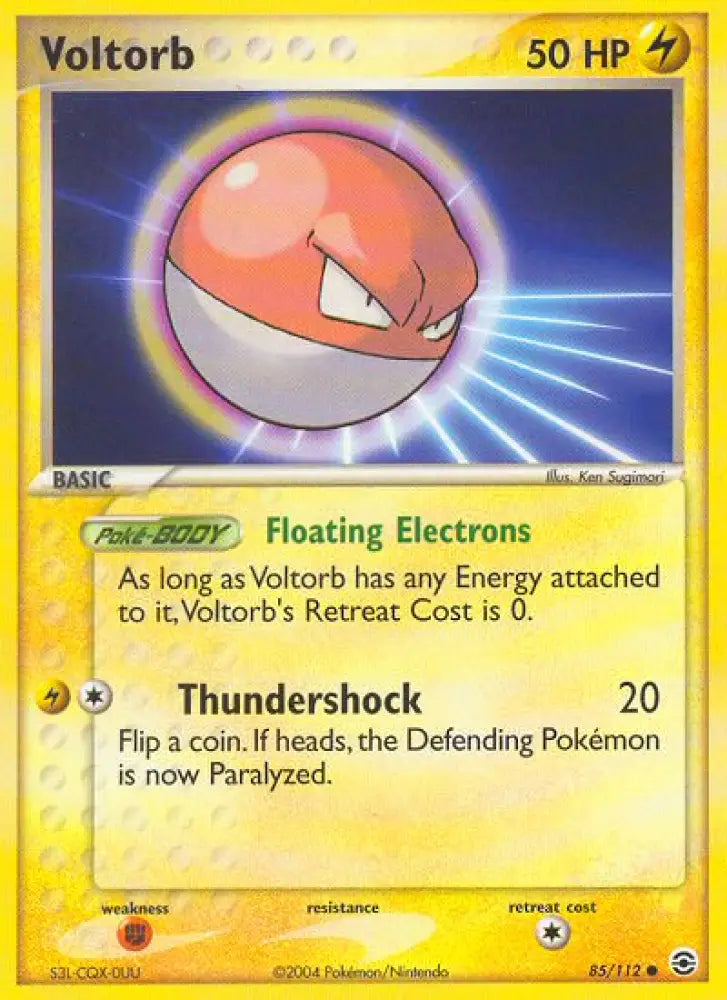Voltorb (85/112) [EX: FireRed & LeafGreen] - Pokemon Single