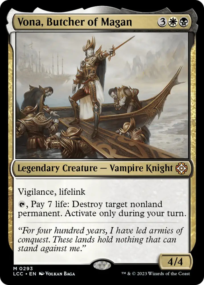 Vona Butcher of Magan [The Lost Caverns of Ixalan Commander] - MTG Single