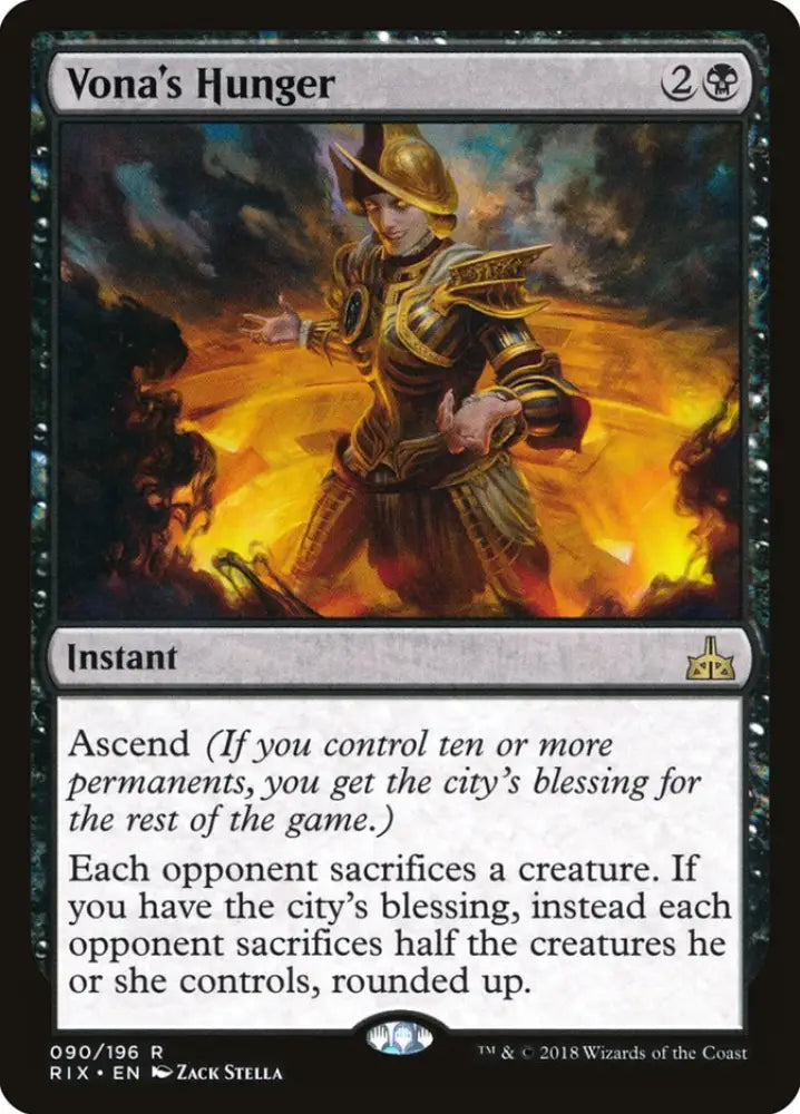 Vona’s Hunger [Rivals of Ixalan] - MTG Single