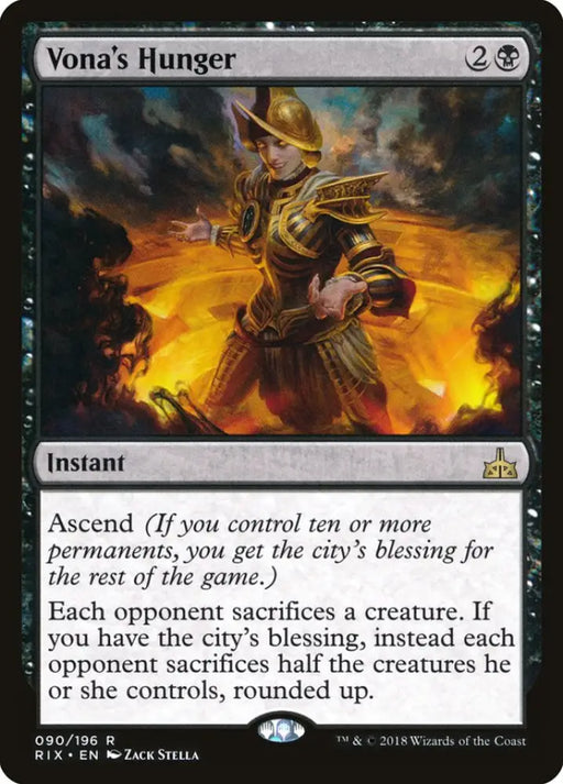 Vona’s Hunger [Rivals of Ixalan] - MTG Single