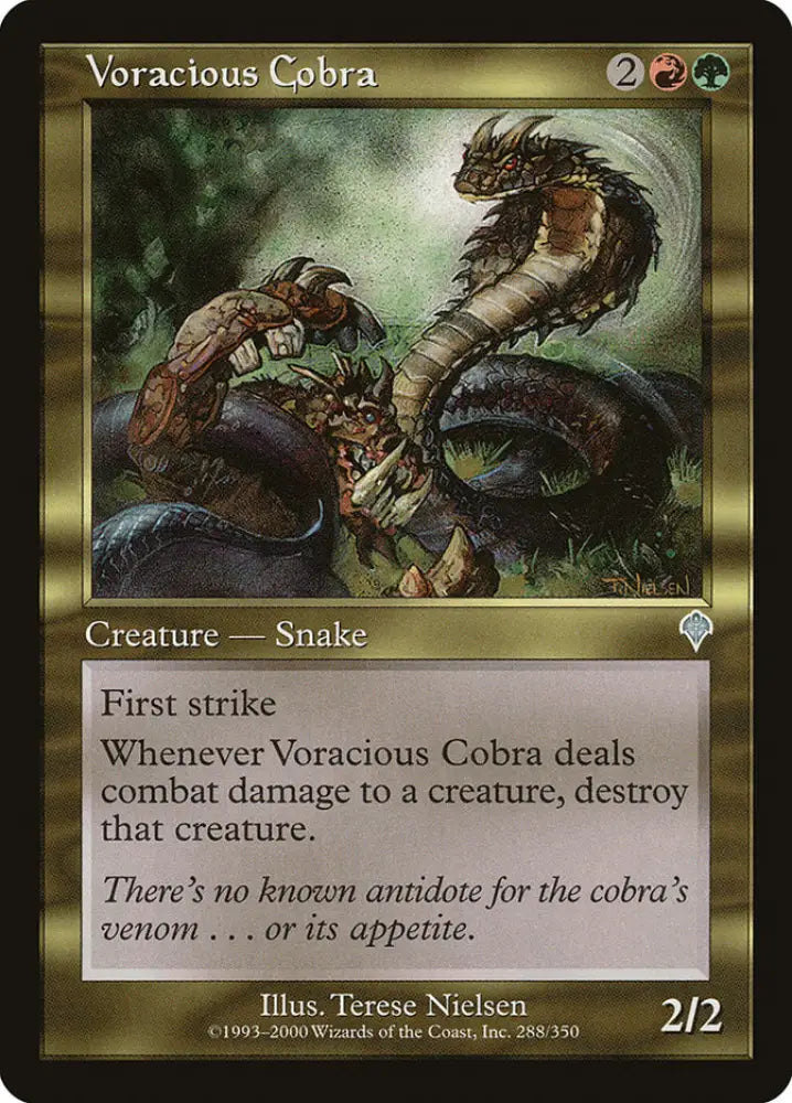 Voracious Cobra [Invasion] - MTG Single