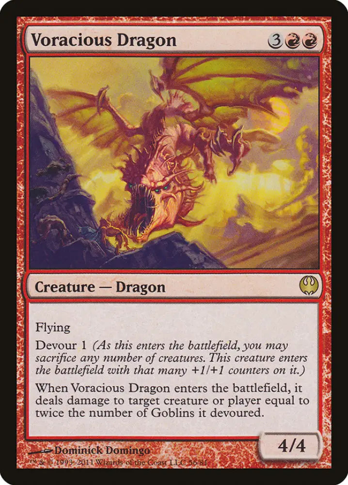 Voracious Dragon [Duel Decks: Knights vs. Dragons] - MTG Single