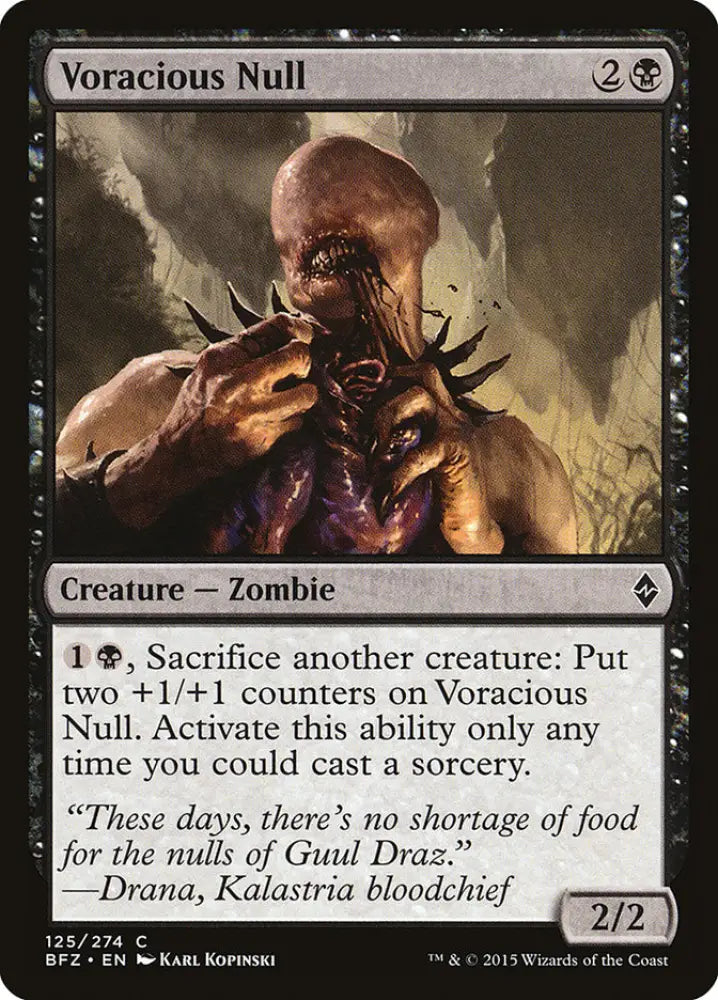 Voracious Null [Battle for Zendikar] - MTG Single