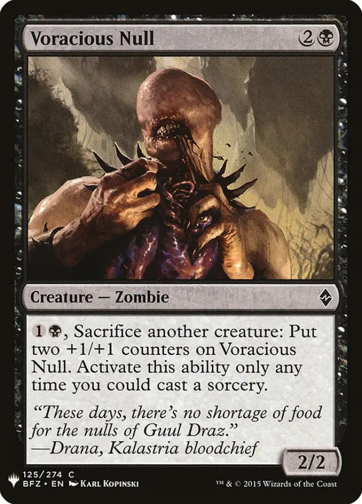 Voracious Null [Mystery Booster] - MTG Single