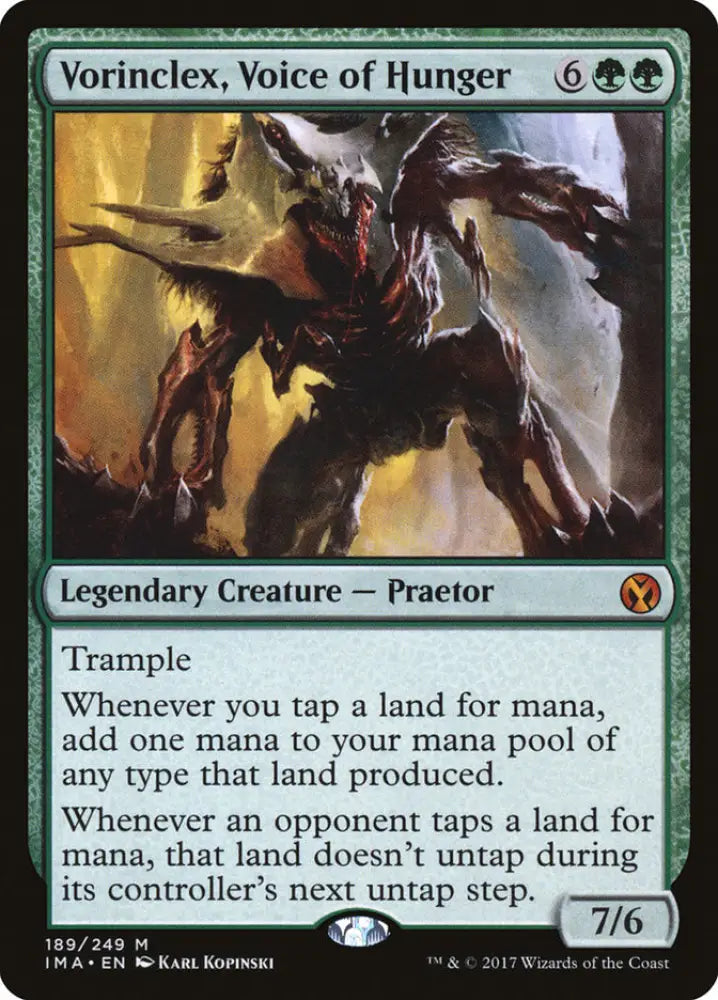 Vorinclex Voice of Hunger [Iconic Masters] - MTG Single