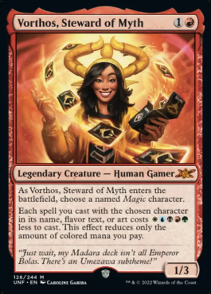 Vorthos Steward of Myth [Unfinity] - MTG Single