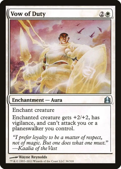 Vow of Duty [Commander 2011] - MTG Single