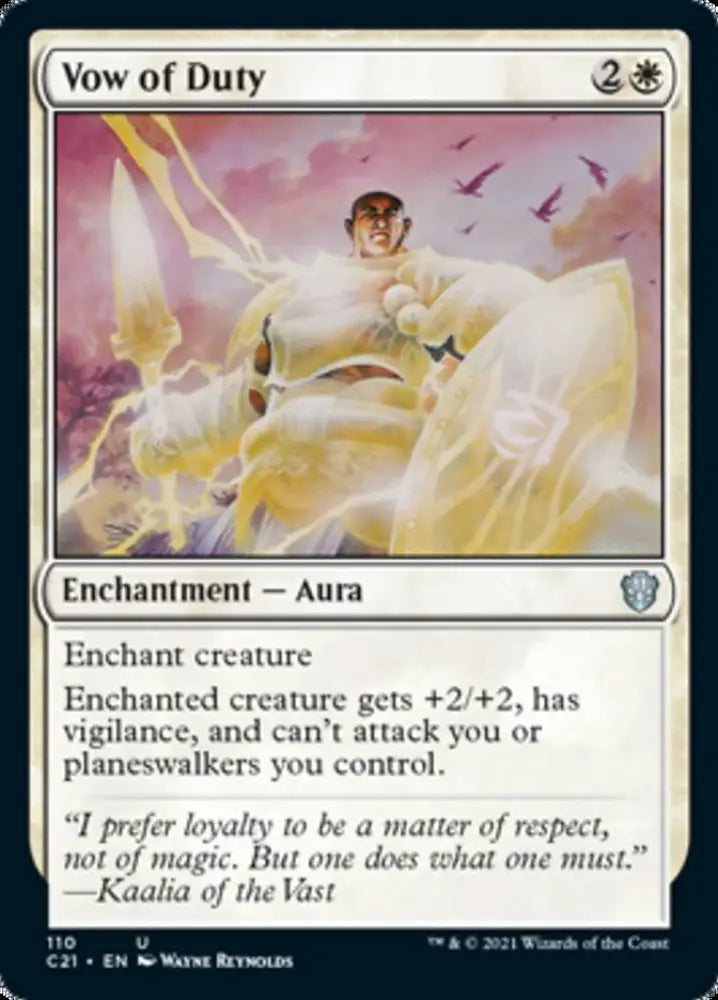 Vow of Duty [Commander 2021] - MTG Single