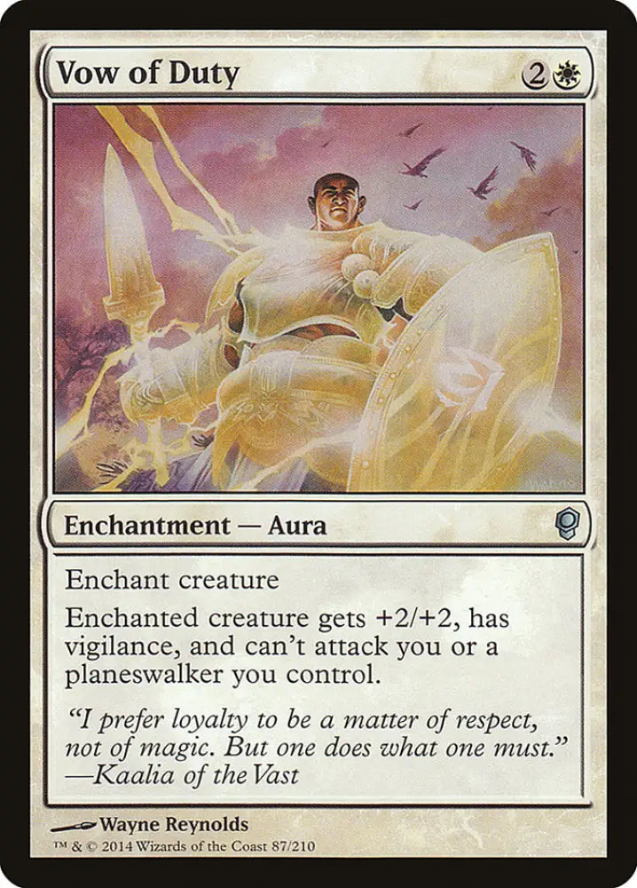 Vow of Duty [Conspiracy] - MTG Single