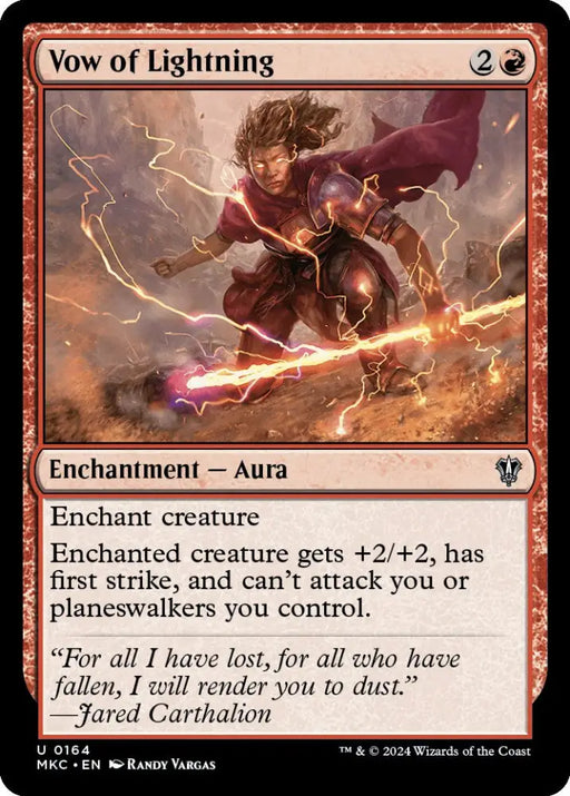 Vow of Lightning [Murders at Karlov Manor Commander] - MTG Single
