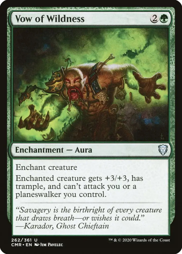 Vow of Wildness [Commander Legends] - MTG Single