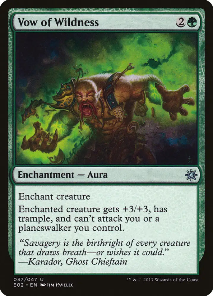 Vow of Wildness [Explorers of Ixalan] - MTG Single