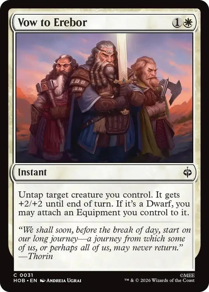 Vow to Erebor (31) [The Hobbit]