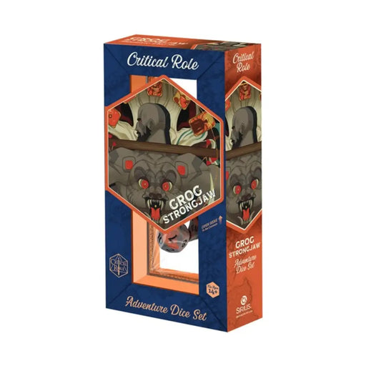 Vox Machina Adventure Dice - Grog Strongjaw - D&D