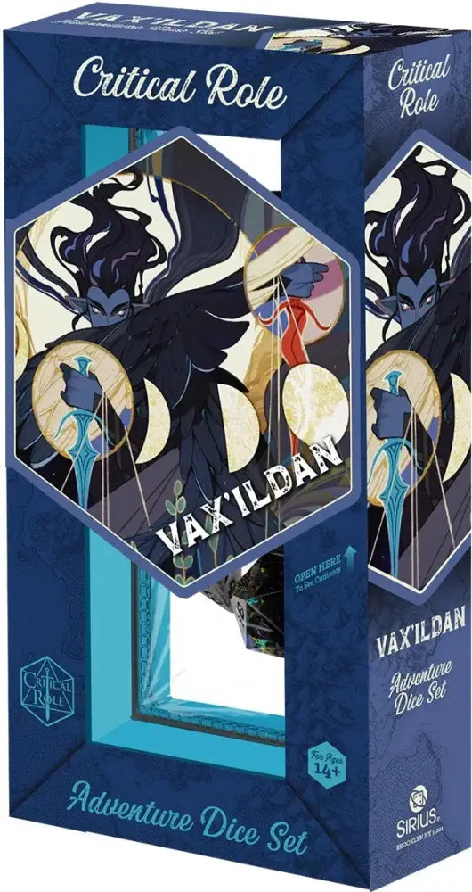 Vox Machina Adventure Dice - Vax’Ildan - D&D