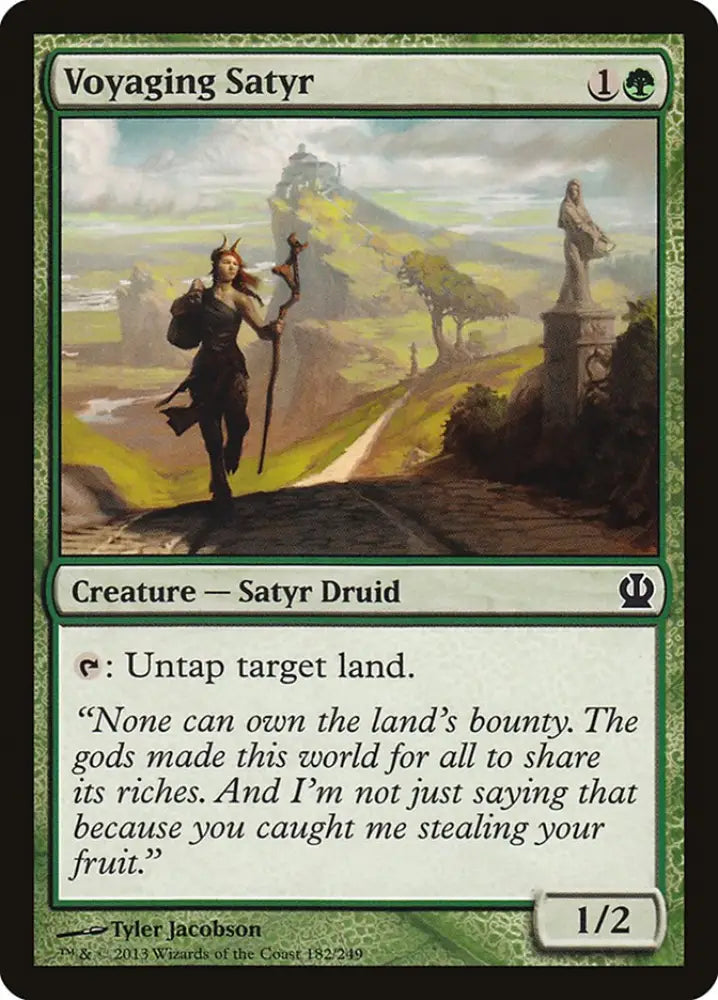 Voyaging Satyr [Theros] - MTG Single