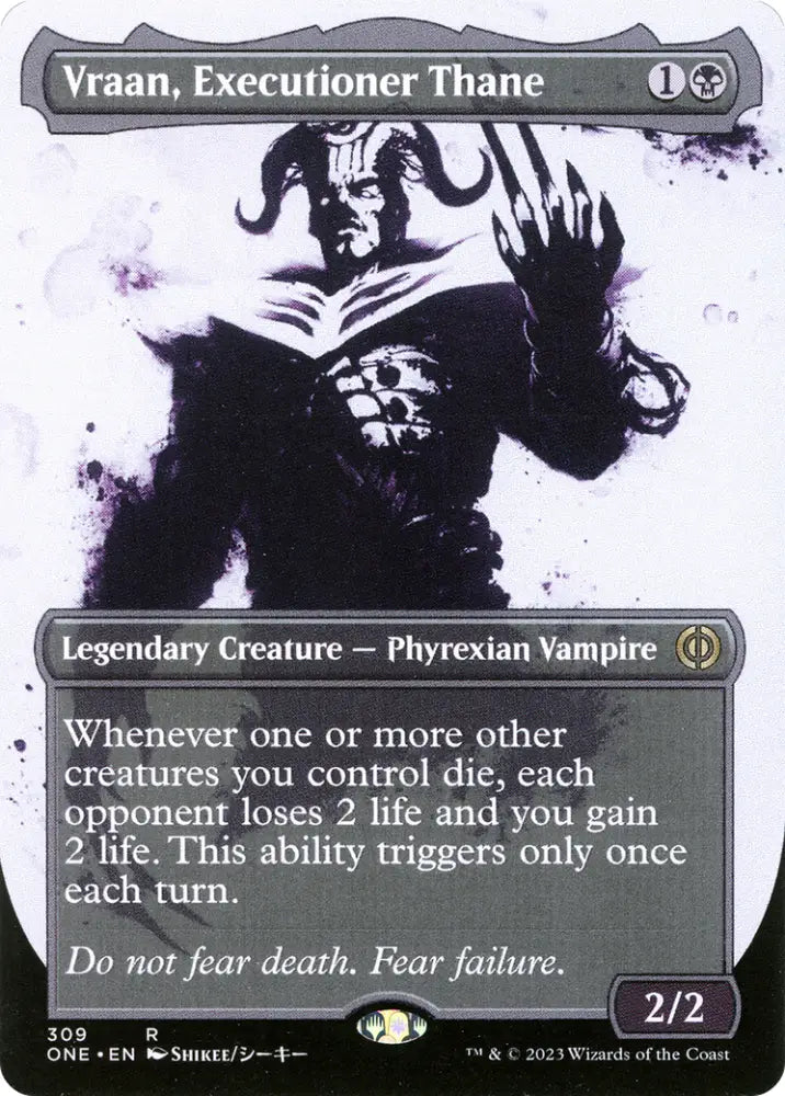 Vraan Executioner Thane (Borderless Ichor) [Phyrexia: All Will Be One] - MTG Single
