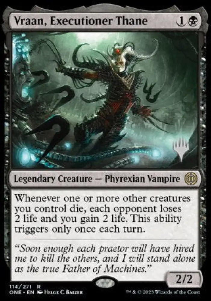 Vraan Executioner Thane (Promo Pack) [Phyrexia: All Will Be One Promos] - MTG Single