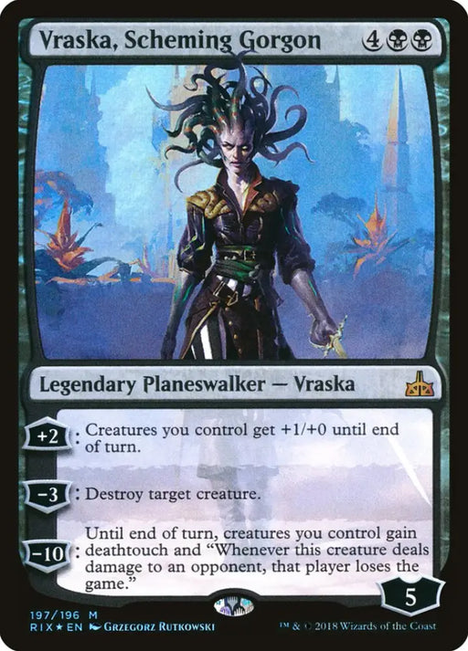 Vraska Scheming Gorgon [Rivals of Ixalan] - MTG Single
