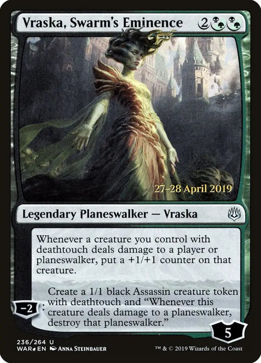 Vraska Swarm’s Eminence (236s★) JA [War of the Spark Promos] - MTG Single