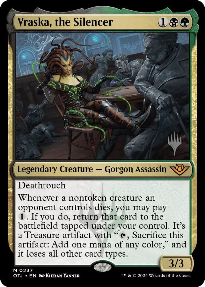 Vraska the Silencer (Promo Pack) [Outlaws of Thunder Junction Promos] - MTG Single