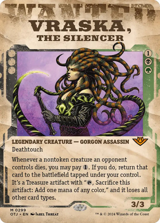 Vraska the Silencer (Showcase) [Outlaws of Thunder Junction] - MTG Single
