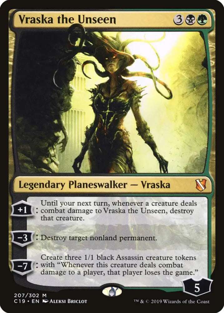 Vraska the Unseen [Commander 2019] - MTG Single