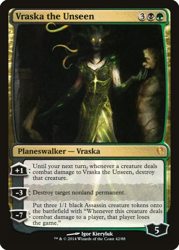 Vraska the Unseen [Duel Decks: Jace vs. Vraska] - MTG Single