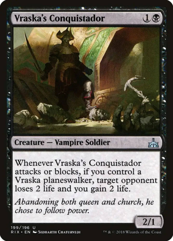 Vraska’s Conquistador [Rivals of Ixalan] - MTG Single