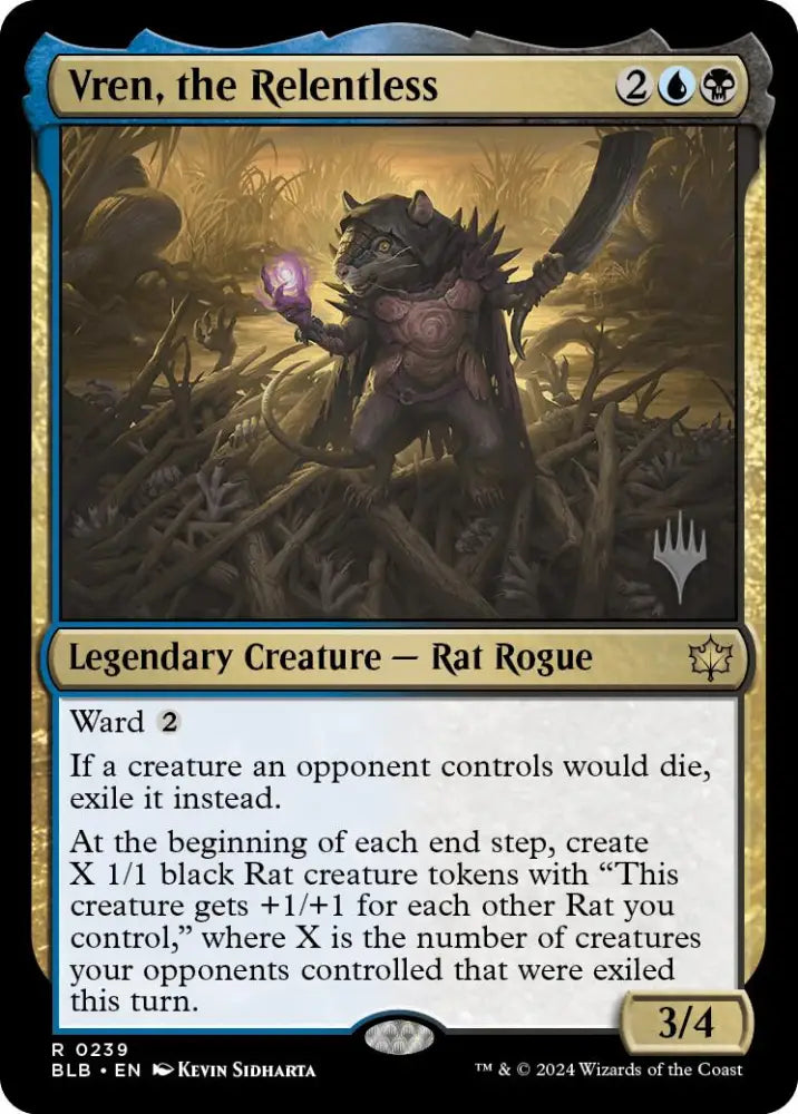 Vren the Relentless (Promo Pack) [Bloomburrow Promos] - MTG Single