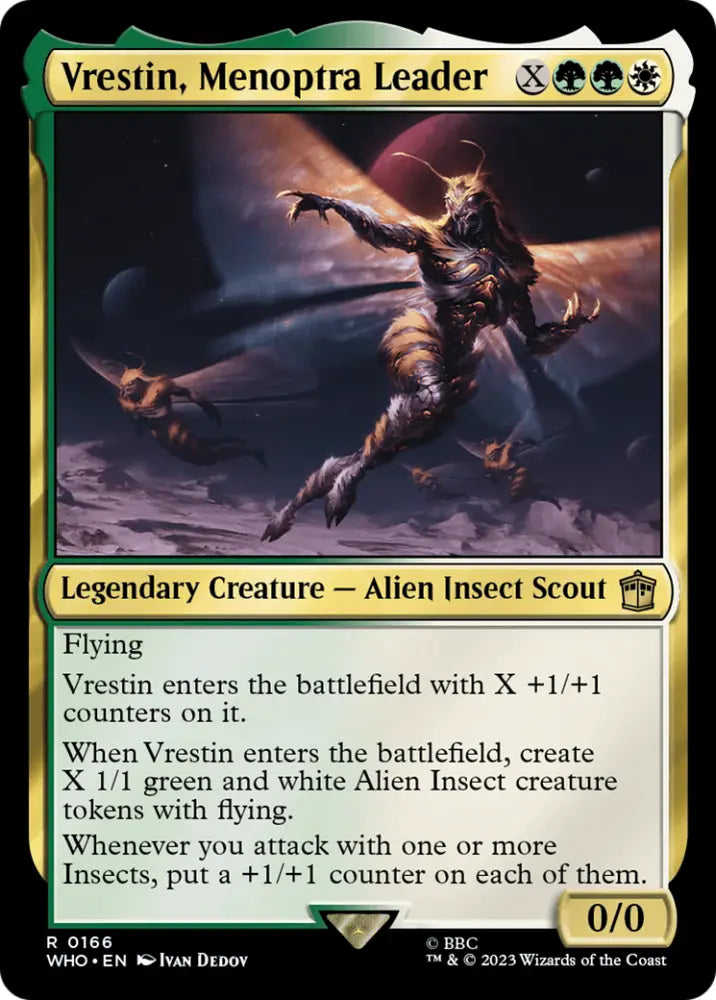 Vrestin Menoptra Leader [Doctor Who] - MTG Single