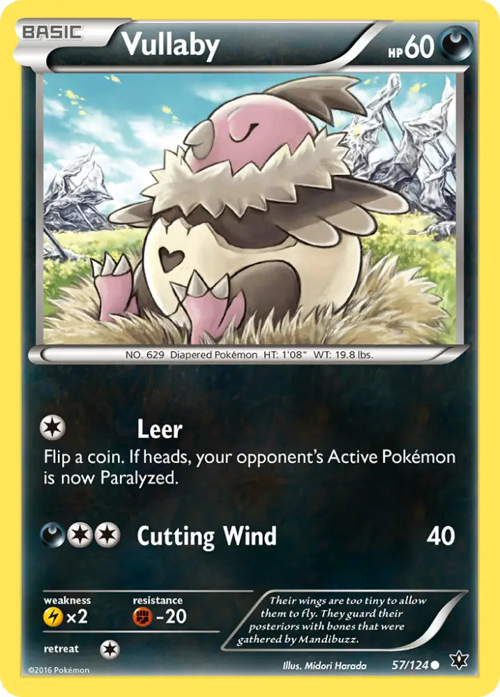 Vullaby (57/124) [XY: Fates Collide] - Pokemon Single