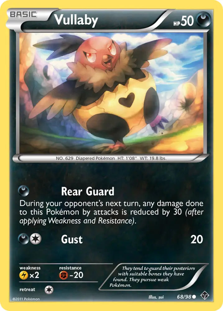 Vullaby (68/98) [Black & White: Emerging Powers] - Pokemon Single