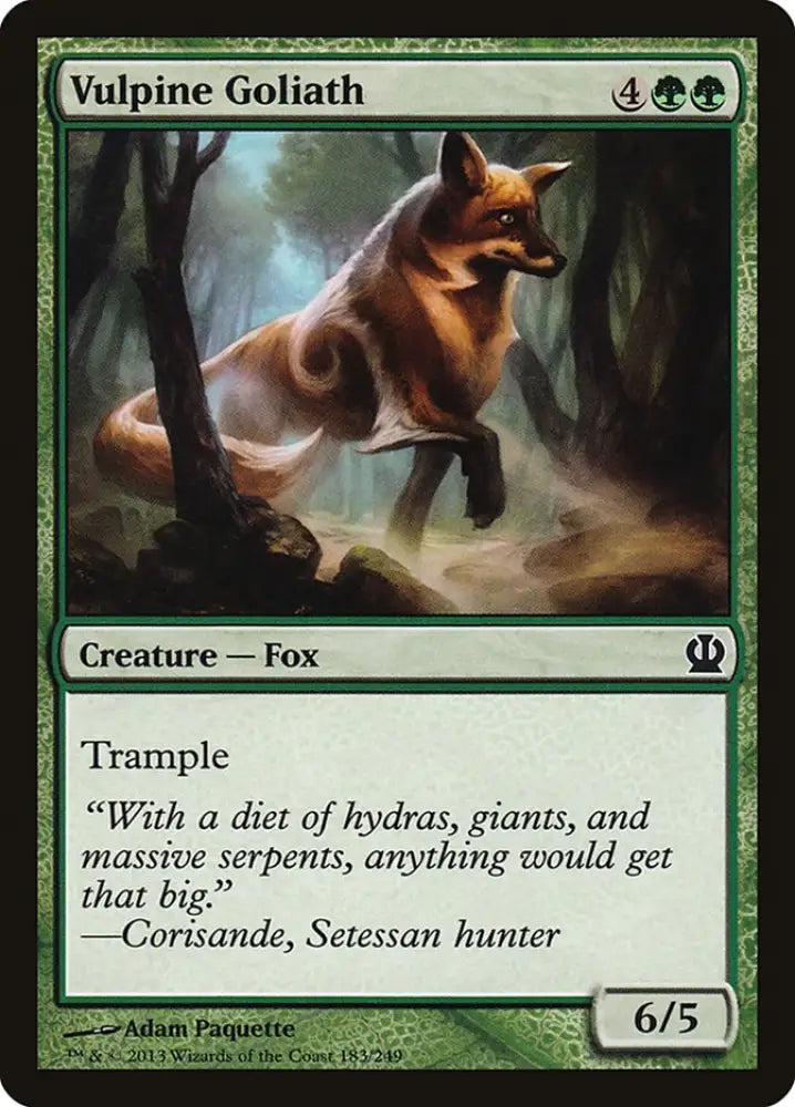 Vulpine Goliath [Theros] - MTG Single
