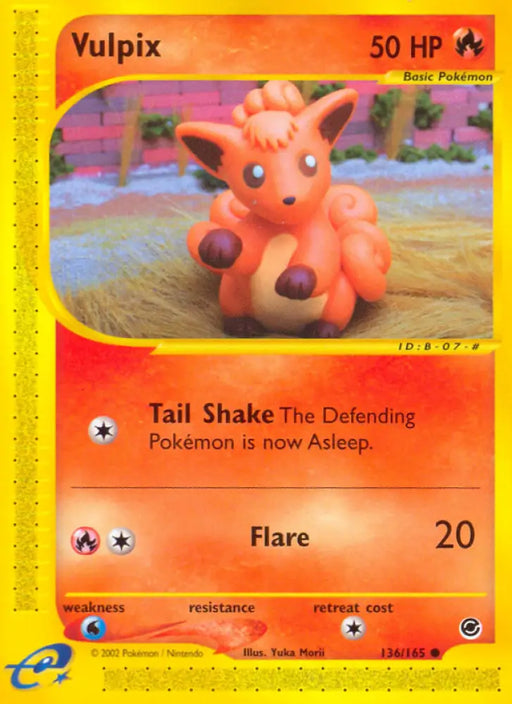 Vulpix (136/165) [Expedition: Base Set] - Pokemon Single