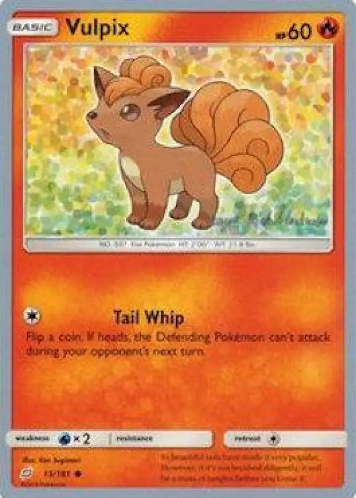Vulpix (15/181) (Fire Box - Kaya Lichtleitner) [World Championships 2019] - Pokemon Single