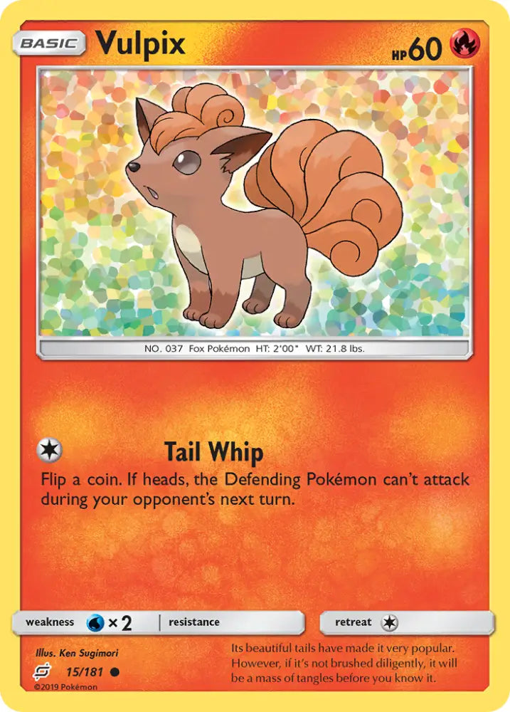 Vulpix (15/181) [Sun & Moon: Team Up] - Pokemon Single
