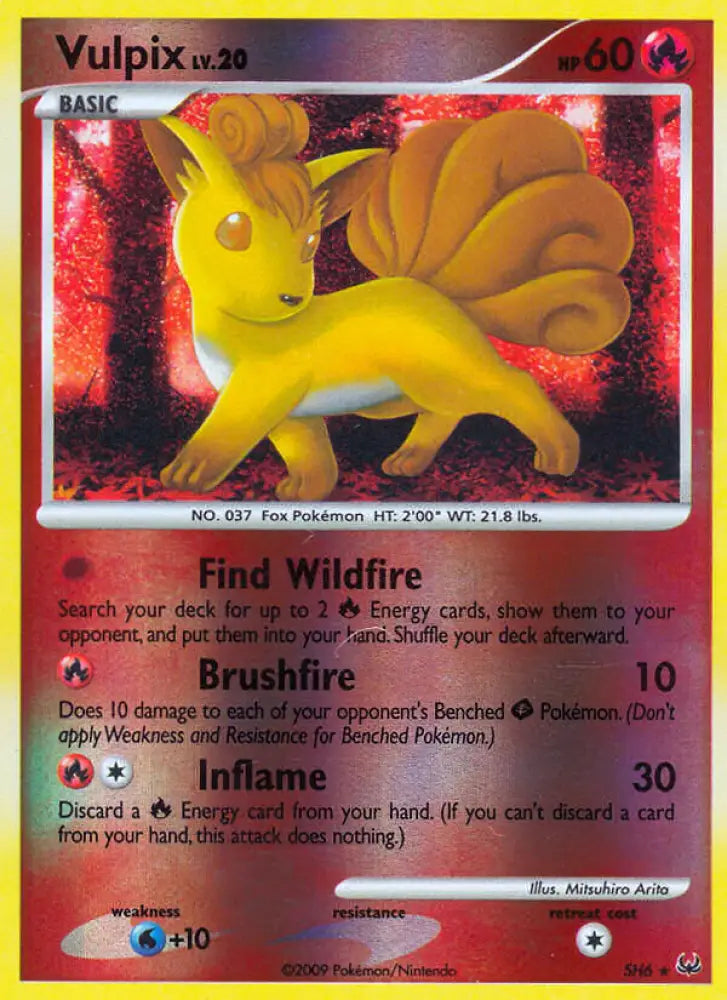 Vulpix (SH6) [Platinum: Base Set] - Pokemon Single