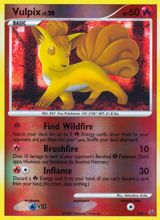Vulpix (SH6) [Platinum: Base Set] - Pokemon Single