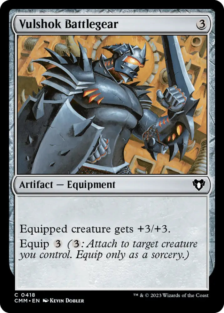 Vulshok Battlegear [Commander Masters] - MTG Single