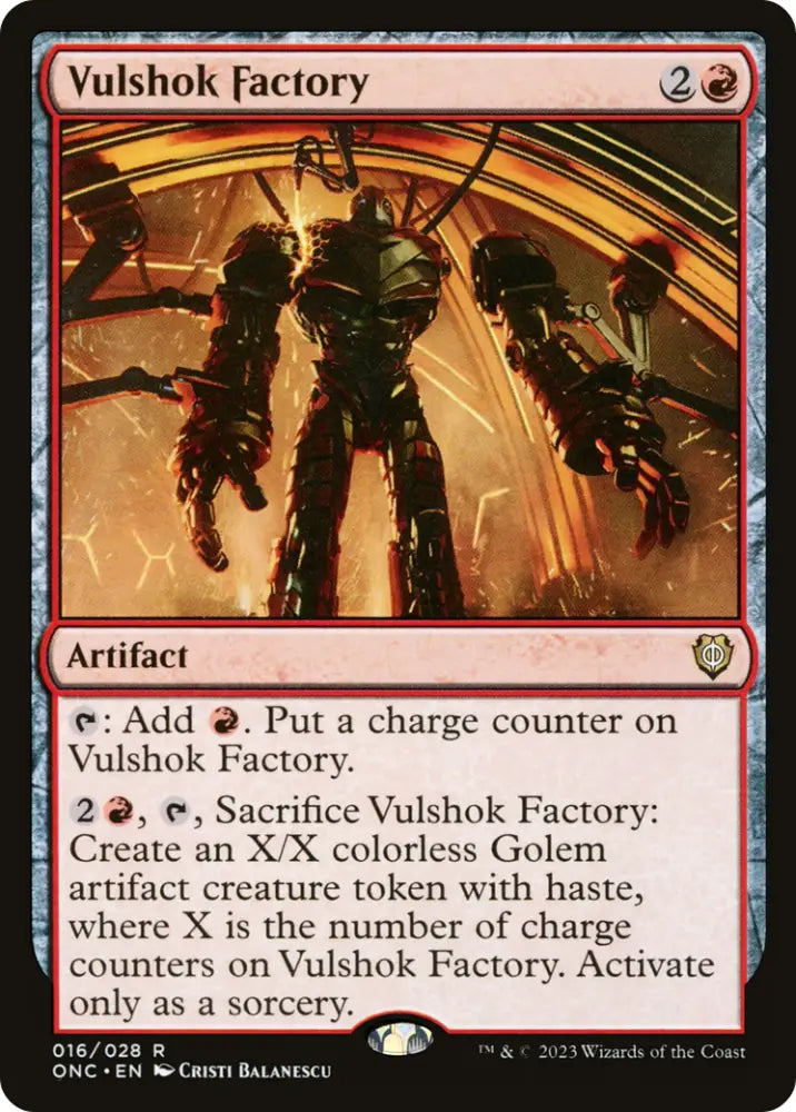 Vulshok Factory [Phyrexia: All Will Be One Commander] - MTG Single