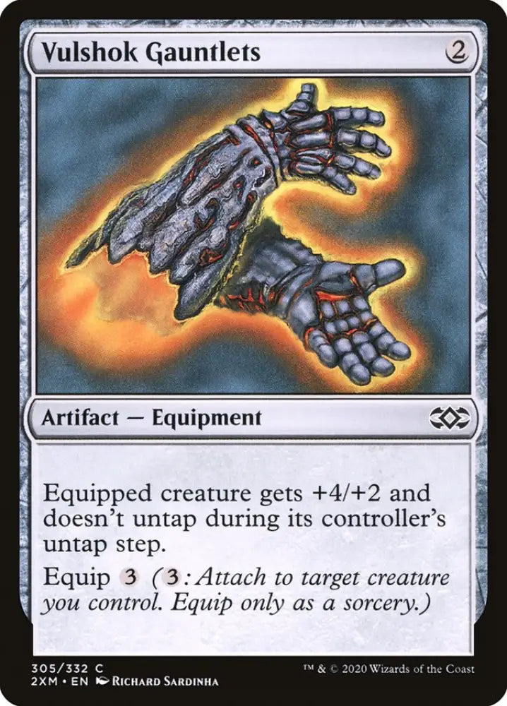 Vulshok Gauntlets [Double Masters] - MTG Single