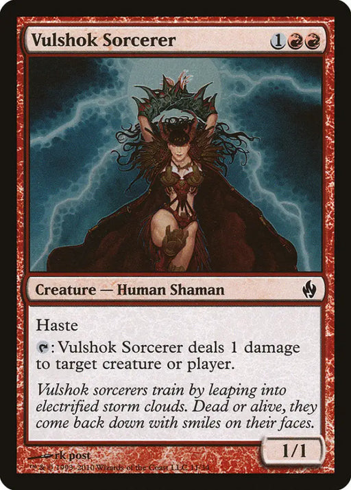 Vulshok Sorcerer [Premium Deck Series: Fire and Lightning] - MTG Single