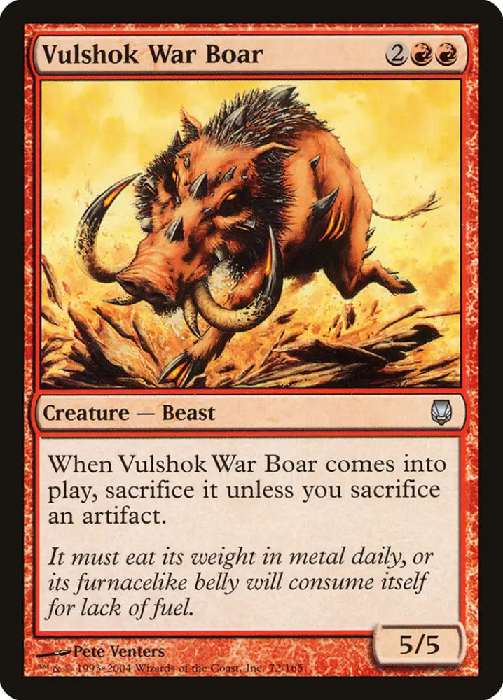Vulshok War Boar [Darksteel] - MTG Single