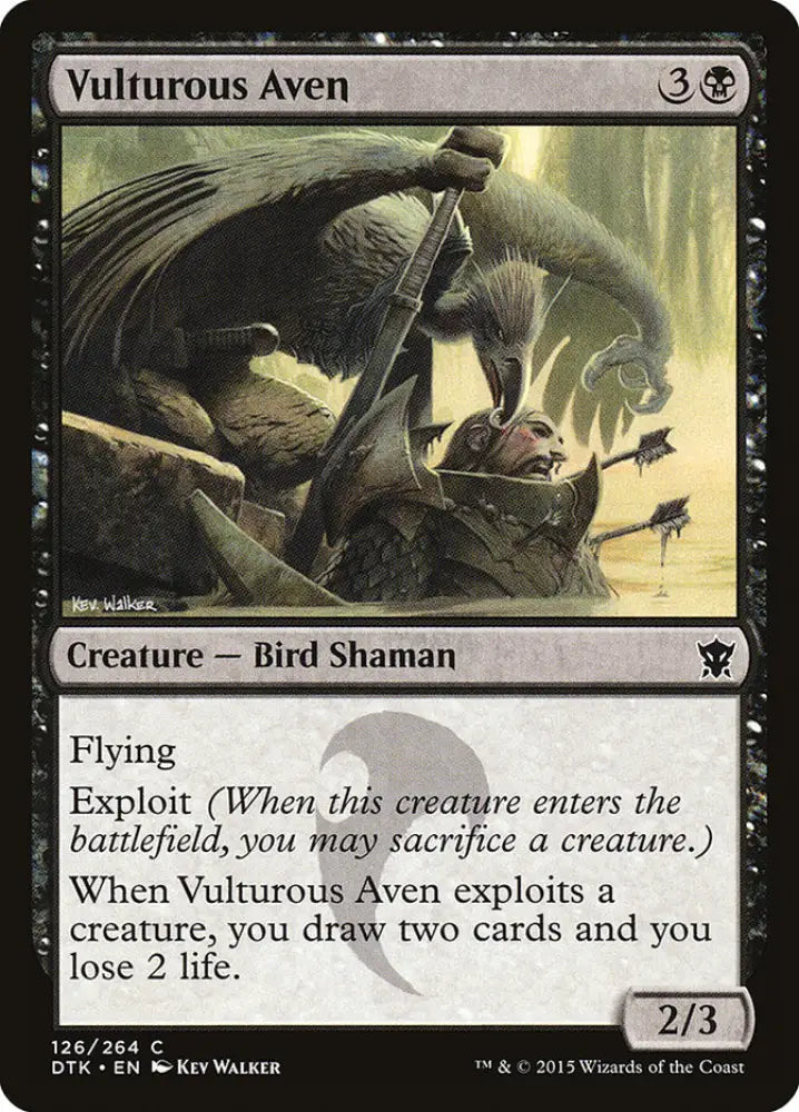 Vulturous Aven [Dragons of Tarkir] - MTG Single